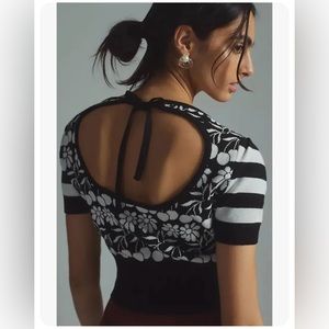 Anthropologie Maeve Trixie Sweater Tee Size Small